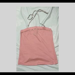 Burberry Blue Label tube top + tied straps 💗💗